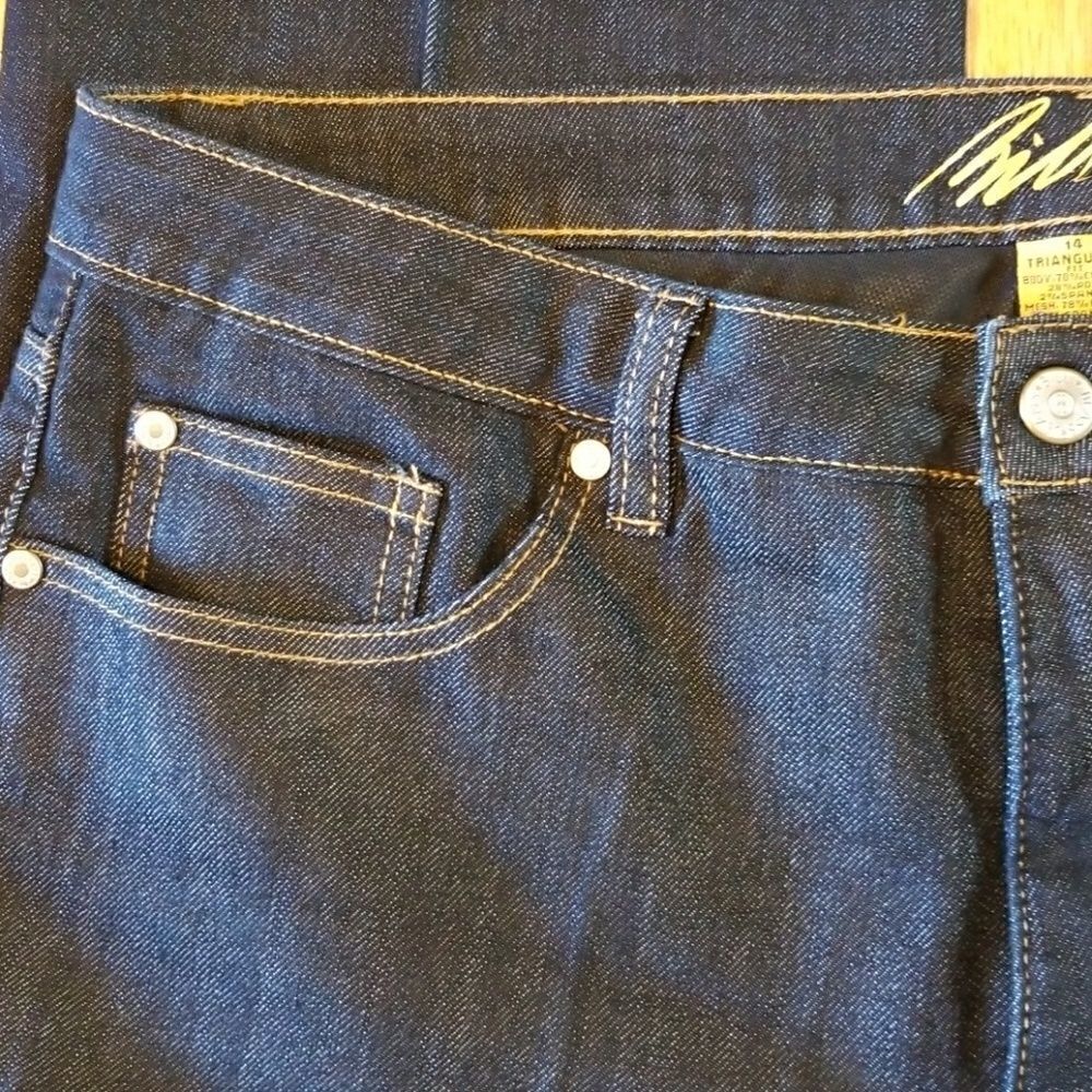 𝅺bill BLASS CONTROL PANEL TRIANGULAR FIT JEANS - Picture 3 of 7